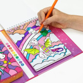 JEDNOROŻCE kolorowanie po numerach zestaw kreatywny z pisakami Tiger Tribe 4+