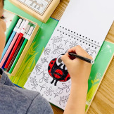 ROBACZKI kolorowanka zestaw z pisakami Tiger Tribe 4+