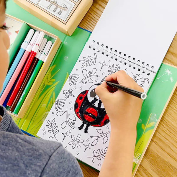 ROBACZKI kolorowanka zestaw z pisakami Tiger Tribe 4+