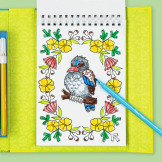 ZWIERZĄTKA AUSTRALIJSKIE kolorowanka zestaw z pisakami Tiger Tribe 4+