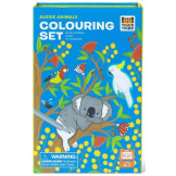 ZWIERZĄTKA AUSTRALIJSKIE kolorowanka zestaw z pisakami Tiger Tribe 4+