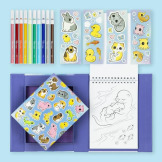 MAŁE ZWIERZĄTKA kolorowanka zestaw z pisakami Tiger Tribe 4+