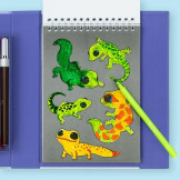 MAŁE ZWIERZĄTKA kolorowanka zestaw z pisakami Tiger Tribe 4+