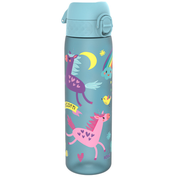 BUTELKA z ustnikiem i blokadą otwarcia 500 ml Unicorns Alaskan Blue BPA Free ION8