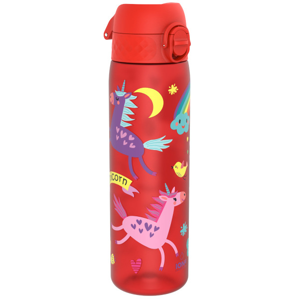 BUTELKA z ustnikiem i blokadą otwarcia 500 ml Unicorns Red BPA Free ION8
