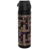 BUTELKA z ustnikiem i blokadą otwarcia 500 ml Gamer Black BPA Free ION8