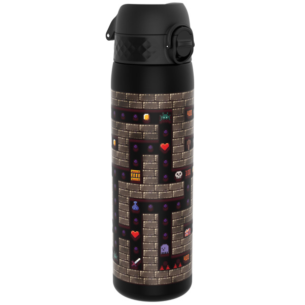 BUTELKA z ustnikiem i blokadą otwarcia 500 ml Gamer Black BPA Free ION8