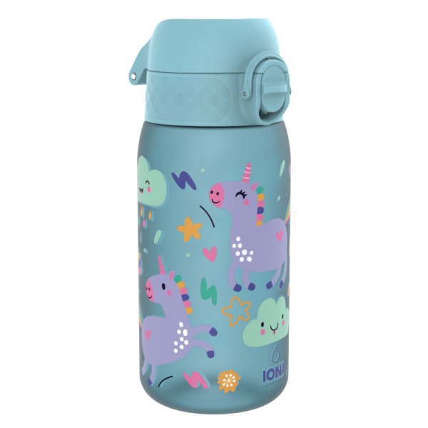 BUTELKA z ustnikiem i blokadą otwarcia 350 ml Unicorns Alaskan Blue BPA Free ION8