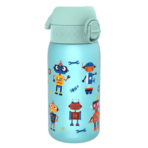BUTELKA z ustnikiem i blokadą otwarcia 350 ml Robots BPA Free ION8