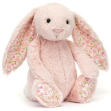 KRÓLICZEK jasnoróżowa przytulanka z kwiecistymi uszami Blossom Cherry Bunny 31 cm Jellycat 0+