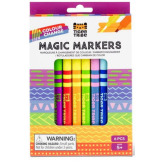 Magiczne flamastry zmieniające kolor zestaw 6 kolorów Tiger Tribe 3+