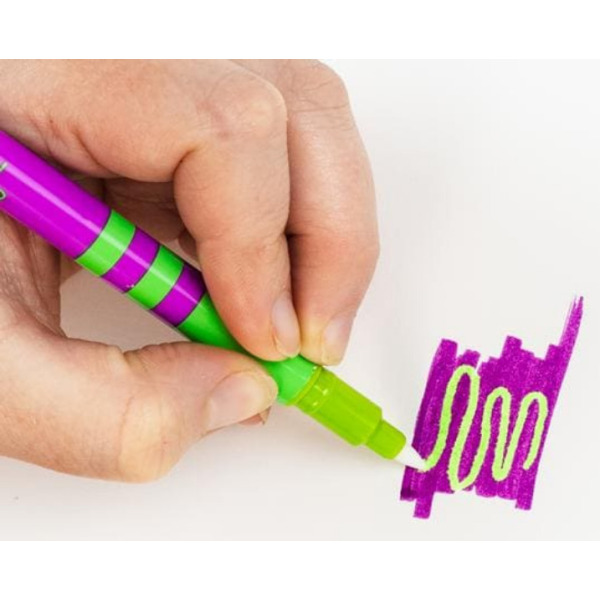 Magiczne flamastry zmieniające kolor zestaw 6 kolorów Tiger Tribe 3+