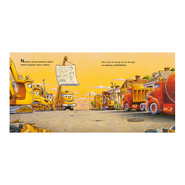 KŁOPOT ŚMIECIOWY NA PLACU BUDOWY książka w twardej okładce Rinker Sheri Duskey wyd. Nasza Księgarnia