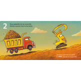 KOPARKA I CYFRY. SNÓW KOLOROWYCH, PLACU BUDOWY książka kartonowa Rinker Sheri Duskey wyd. Nasza Księgarnia