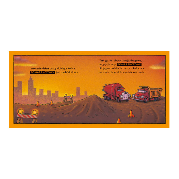 WYWROTKA I KOLORY. SNÓW KOLOROWYCH, PLACU BUDOWY książka kartonowa Rinker Sheri Duskey wyd. Nasza Księgarnia