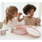 KOSMETYCZKA Z DREWNIANYMI AKCESORIAMI zabawa w dorosłych Beauty Case FSC Little Dutch 3+