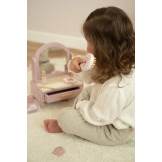 DREWNIANA TOALETKA z akcesoriami zabawa w dorosłych FSC Little Dutch 3+