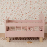 DREWNIANE ŁÓŻECZKO dla lalek z pościelą FSC Little Dutch 3+