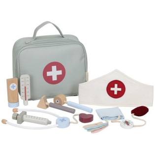 ZESTAW LEKARSKI torba doktora z akcesoriami FSC Little Dutch 3+