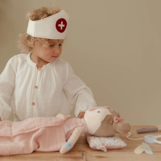 ZESTAW LEKARSKI torba doktora z akcesoriami FSC Little Dutch 3+