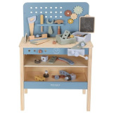 DREWNIANY WARSZTAT z narzędziami FSC Little Dutch 3+