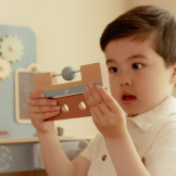 DREWNIANY WARSZTAT z narzędziami FSC Little Dutch 3+