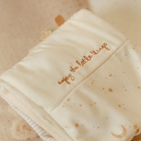 KRÓLICZEK I GĄSKA materiałowa książeczka aktywizująca Newborn Naturals Little Dutch 0+