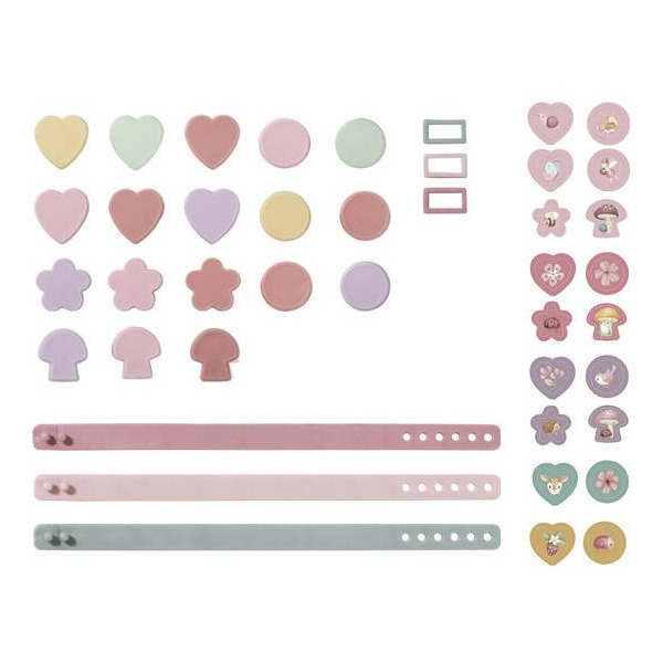 ZESTAW DO ROBIENIA BRANSOLETEK 21 el. Fairy Garden Little Dutch 3+