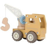 CIĘŻARÓWKA Z DŹWIGIEM drewniany samochód FSC Little Dutch 18msc+