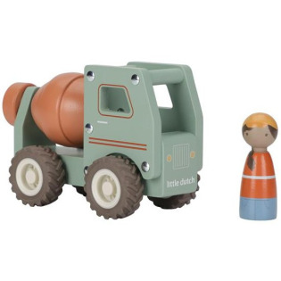BETONIARKA drewniany samochód FSC Little Dutch 18msc+