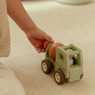 BETONIARKA drewniany samochód FSC Little Dutch 18msc+