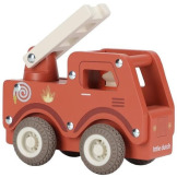 STRAŻ POŻARNA drewniany samochód ze strażakiem FSC Little Dutch 18msc+