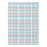 Teczka A4+ kartonowa z gumką Mild kratka błękitna Happy Color