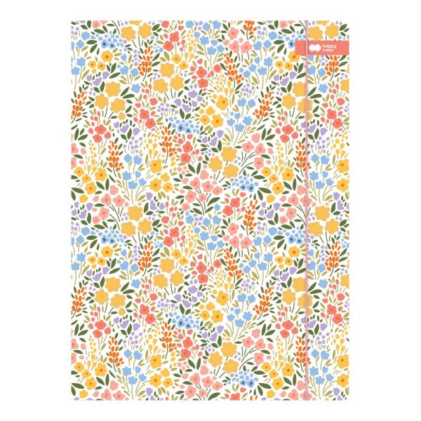 Teczka A4+ kartonowa z gumką BLOOM-Boho Happy Color