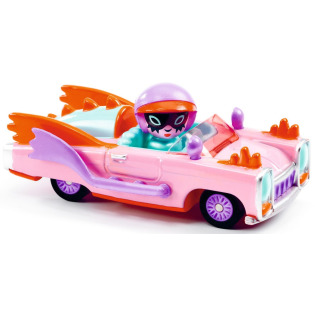 PINK LADY metalowe autko Crazy Motors Djeco 3+