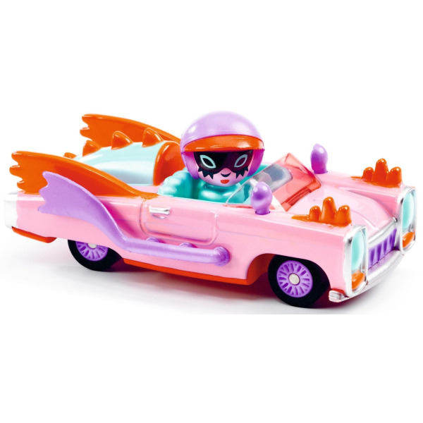 PINK LADY metalowe autko Crazy Motors Djeco 3+