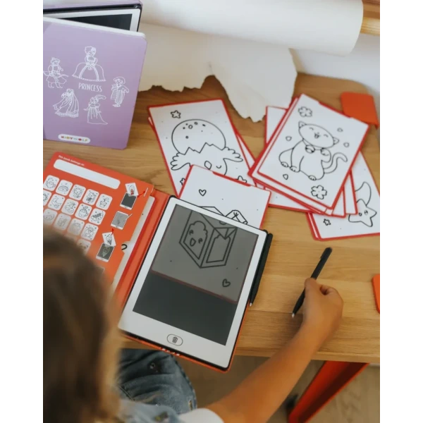 Kawaii KIDYDRAW-MINI podświetlany tablet do rysowania pad z ekranem LCD Kidywolf 3+