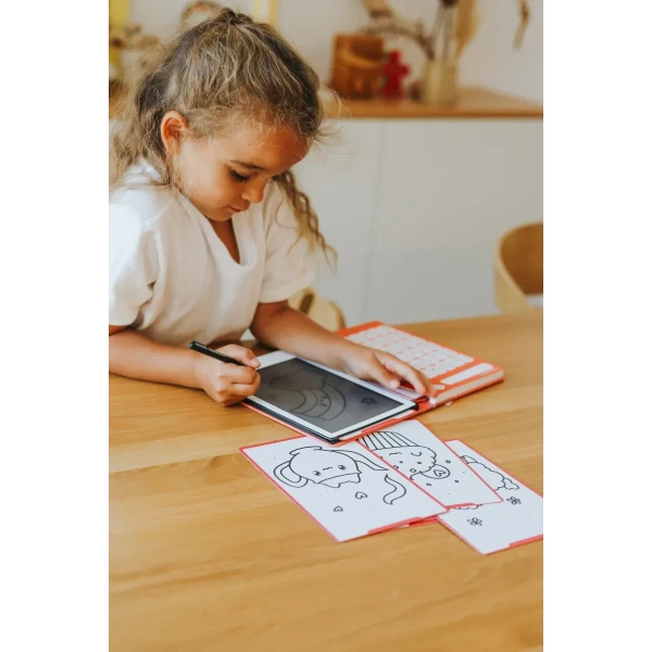 Kawaii KIDYDRAW-MINI podświetlany tablet do rysowania pad z ekranem LCD Kidywolf 3+