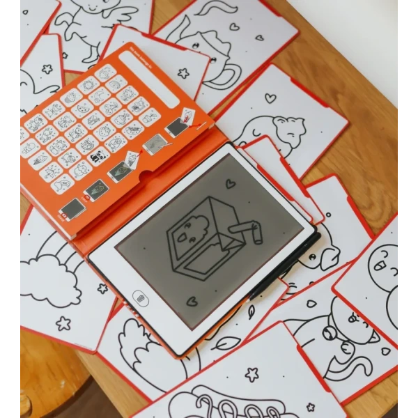 Kawaii KIDYDRAW-MINI podświetlany tablet do rysowania pad z ekranem LCD Kidywolf 3+