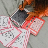 Kawaii KIDYDRAW-MINI podświetlany tablet do rysowania pad z ekranem LCD Kidywolf 3+