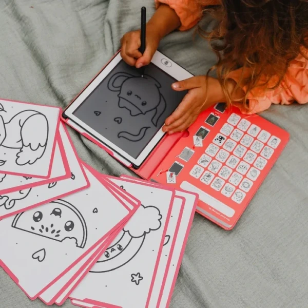 Kawaii KIDYDRAW-MINI podświetlany tablet do rysowania pad z ekranem LCD Kidywolf 3+