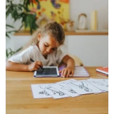 Księżniczki KIDYDRAW-MINI podświetlany tablet do rysowania pad z ekranem LCD Princess Kidywolf 3+