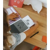 Księżniczki KIDYDRAW-MINI podświetlany tablet do rysowania pad z ekranem LCD Princess Kidywolf 3+