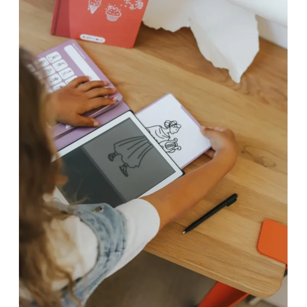 Księżniczki KIDYDRAW-MINI podświetlany tablet do rysowania pad z ekranem LCD Princess Kidywolf 3+