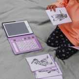 Księżniczki KIDYDRAW-MINI podświetlany tablet do rysowania pad z ekranem LCD Princess Kidywolf 3+