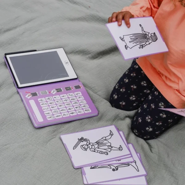 Księżniczki KIDYDRAW-MINI podświetlany tablet do rysowania pad z ekranem LCD Princess Kidywolf 3+