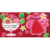 OWOCE książeczka sensoryczna z silikonowymi elementami DOTYKAM POZNAJĘ Elżbieta Korolkiewicz wyd. AWM