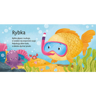 PUPILE książeczka sensoryczna ZWIERZACZKI PRZYTULACZKI Elżbieta Korolkiewicz wyd. AWM