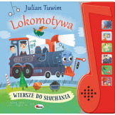 LOKOMOTYWA wiersz do słuchania książka z panelem dźwiękowym Julian Tuwim wyd. AWM