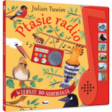 PTASIE RADIO wiersz do słuchania książka z panelem dźwiękowym Julian Tuwim wyd. AWM
